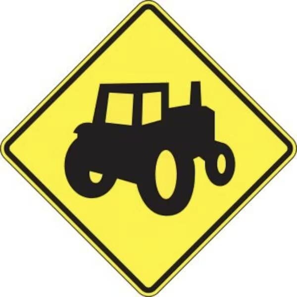 Accuform CROSSING SIGN FARM VEHICLES FRW721HP FRW721HP - main
